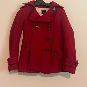 Gap XSP red wool coat